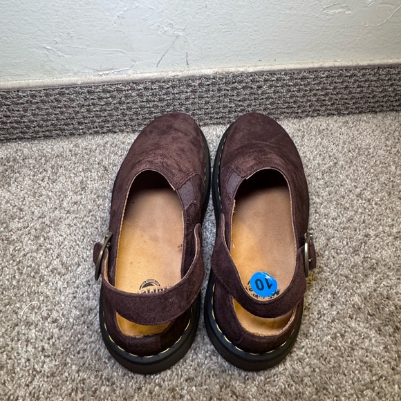 Dr. Martens Dark Brown Suede Loafers - Picture 4 of 6